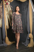 OWO THE LABEL Floral Print Knee Length Party Look Floral Print Dress (OTL-DRS1054)
